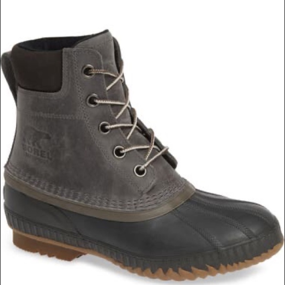 Sorel Cheyanne II Waterproof Duck Mens Boots Grey